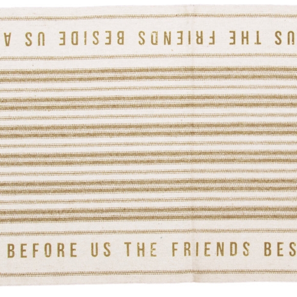 Table Runner Everyday Thank You for the Food 56" Fall Harvest Thanksgiving - Picture 3 of 6